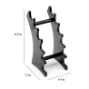 Nail Art - Brush Holder - Svart - Vit