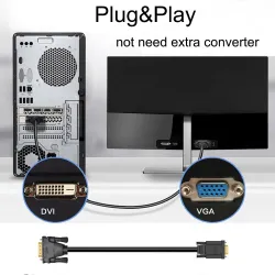 DVI auf VGA - Kabeladapter