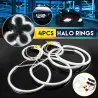 Angel eye light - halo ring - white LED - 131mm - for BMW E36 E38 E39 E46 - 4 pieces