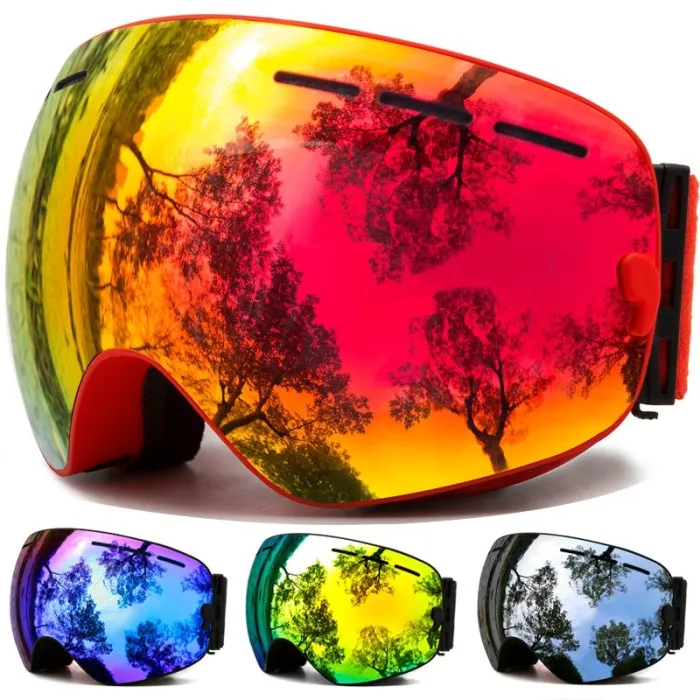 lunettes de ski - anti-fog - Protection UV - lentille interchangeable - unisexe