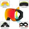 lunettes de ski - anti-fog - Protection UV - lentille interchangeable - unisexe