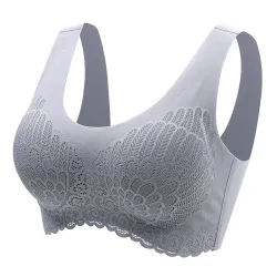 Sexy lace bra - wire-free - push-up - comfortable