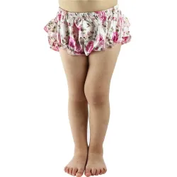Babyshort met ruches - rok - kleurrijke luierhoesKleding