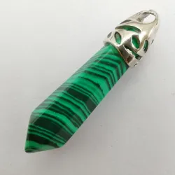 CollarColgante de pilares de piedra - para joyas / collares de fabricación - lapis - malachite - aventurina - arenisca - cris...