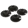 Gummi lera korg - för vandring pinnar - 4cm - 4 bitar