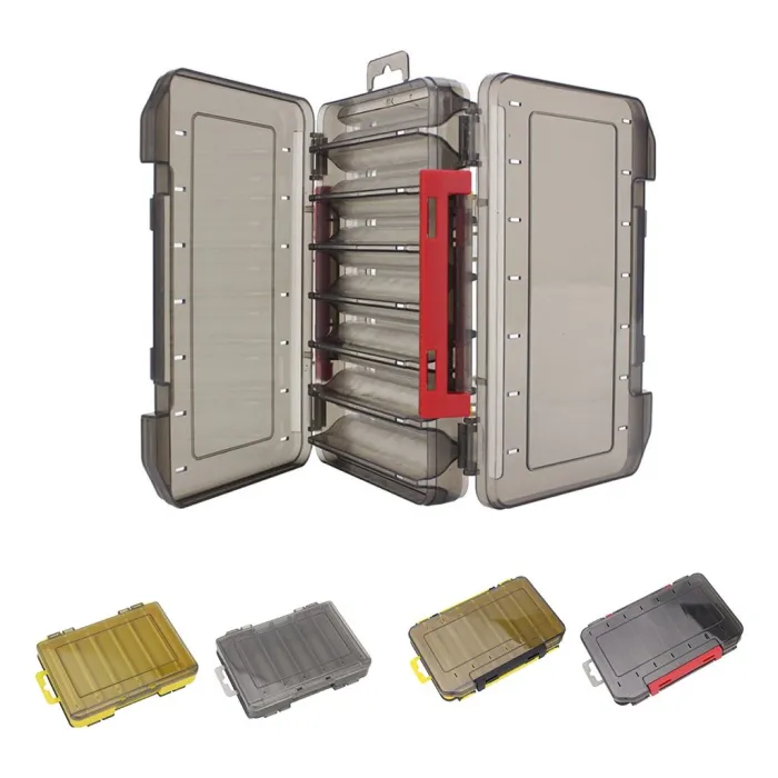 Lure case - box doppio lato - contenitore - organizzatore - custodia accessori da pesca