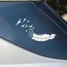 Lentävä lintu - vinyyliauto tarra