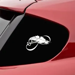Vogelveer - vinyl autostickerStickers