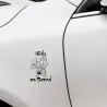Enfants à bord - autocollant vinyle