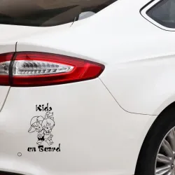 Kids On Board - naklejka winylowa na samochódNaklejki