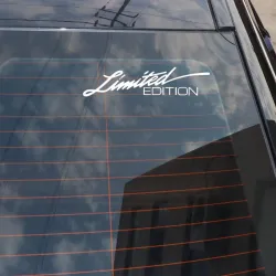 Limited Edition - vinyl autostickerStickers