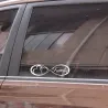 Famiglia Forever & cuori - autoadesivo