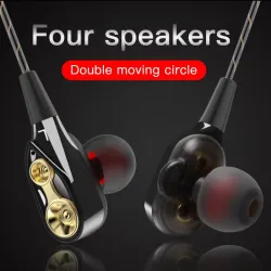 Cuffie auricolari cablate con microfono - contrabbasso a doppia azionamento - auricolare
