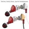 3.5mm - écouteurs de sport - filé - super basse - casque avec microphone