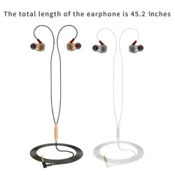 3.5mm - écouteurs de sport - filé - super basse - casque avec microphone