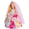 Princesse en roses d'infini avec lumière LED