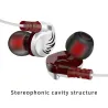 3,5 mm - sport hörlurar - trådbunden - super bas - headset med mikrofon