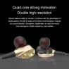 Ecouteurs câblés 3,5mm - casque stéréo avec microphone