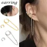 Asymmetrische oorbellen - oorclip / haakOorbellen