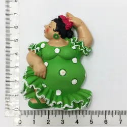 Imanes de neveraEspaña - Barcelona - Málaga - Flamenco dancer - souvenirs turísticos - nevera imanes