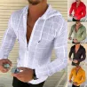 Bluza z kapturem z długim rękawem - z zamkiem - slimBluzy & Swetry