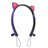 Auricolare Bluetooth - wireless - microfono - cuffie in-ear - Led orecchie di gatto luminose