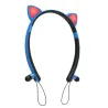 Auricolare Bluetooth - wireless - microfono - cuffie in-ear - Led orecchie di gatto luminose