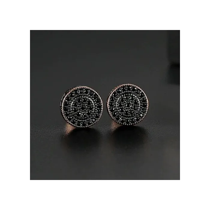 Elegant - small round crystal stud earrings