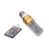 E14Bombilla LED de cristal acrílico - RGB - E27 - E14 - AC85 - 265V