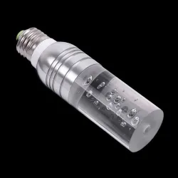 E14Bombilla LED de cristal acrílico - RGB - E27 - E14 - AC85 - 265V