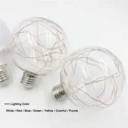 E27 - 220V 110V - RGB - LED decorative bulb