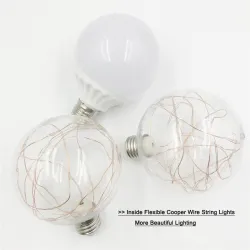 E27 - 220V 110V - RGB - LED dekorativ lampa