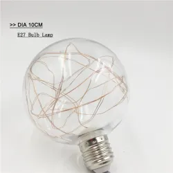 E27 - 220V 110V - RGB - LED dekorativ lampa
