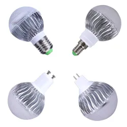 5W - RGB - E27 - GU10 - E14 - MR16 - żarówka LED - pilot - ściemniaczE14