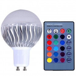 5W - RGB - E27 - GU10 - E14 - MR16 - Lâmpada LED - controlador remoto - dimmer