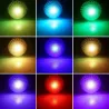 5W - RGB - E27 - GU10 - E14 - MR16 - ampoule LED - télécommande - plongeur