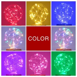 LED - RGB - E27 - 110V 220V - Ampoule Edison - conception de fils décoratifs
