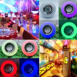 E27 - LED - RGB - Bluetooth-högtalare - musiklampa med fjärrkontroll