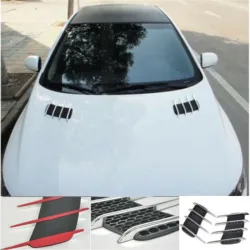3D haaienkieuw - luchtstroomopening aan de zijkant - autosticker - 2 stuksStickers