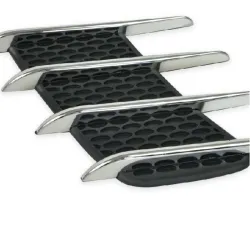 PegatinasGill de tiburón 3D - ventilación de aire lateral - pegatina de coche - 2 piezas