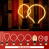 E27 - 220V - 240V - 3W - 4W - 4.5W - ampoule LED vintage - design irrégulier
