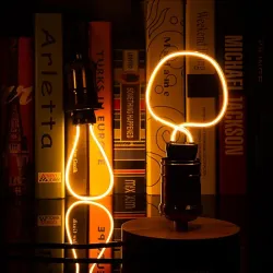 E27E27 - 220V - 240V - 3W - 4W - 4.5W - bulbo LED vintage - diseño irregular