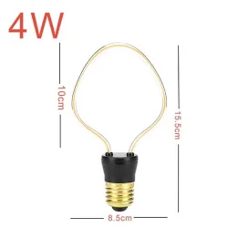 E27 - 220V - 240V - 3W - 4W - 4,5W - żarówka LED vintage - nieregularna konstrukcjaE27