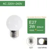 E27 3W AC 220V SMD 2835 - kleurrijke RGB LED lamp - 10 stuksE27