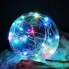 E27 1.7W - LED RGB bulb - dimmable - Christmas decoration