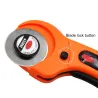 45mm - rotary leather / fabric cutting tool - circular blade