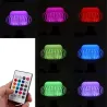 E27 - RGB LED lamppu langaton Bluetooth kaiutin - etäohjaus 110V-220V 6W