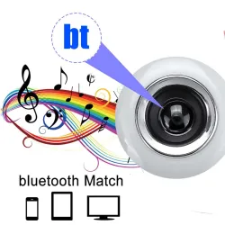E27 - RGB LED lamppu langaton Bluetooth kaiutin - etäohjaus 110V-220V 6W