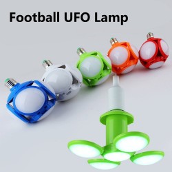 40W E27 - 220V 110V - RGB - LED - żarówka składana - piłkarska lampa UFO