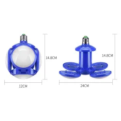 40W E27 - 220V 110V - RGB - LED - ampoule pliable - lampe UFO de football